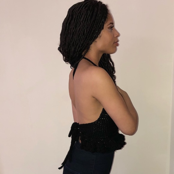 Crochet Peplum Top - Picture 2 of 2